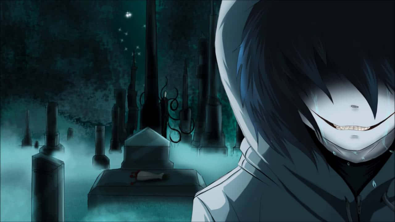 Jeff The Killer In His Chilling Form Background