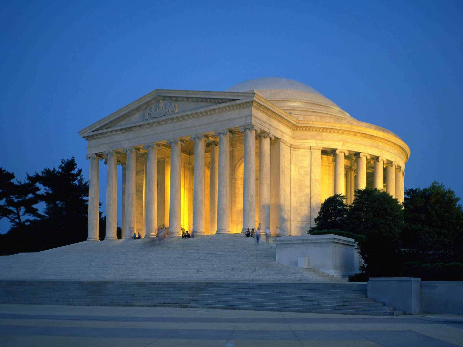 Jefferson Memorial At Twilight