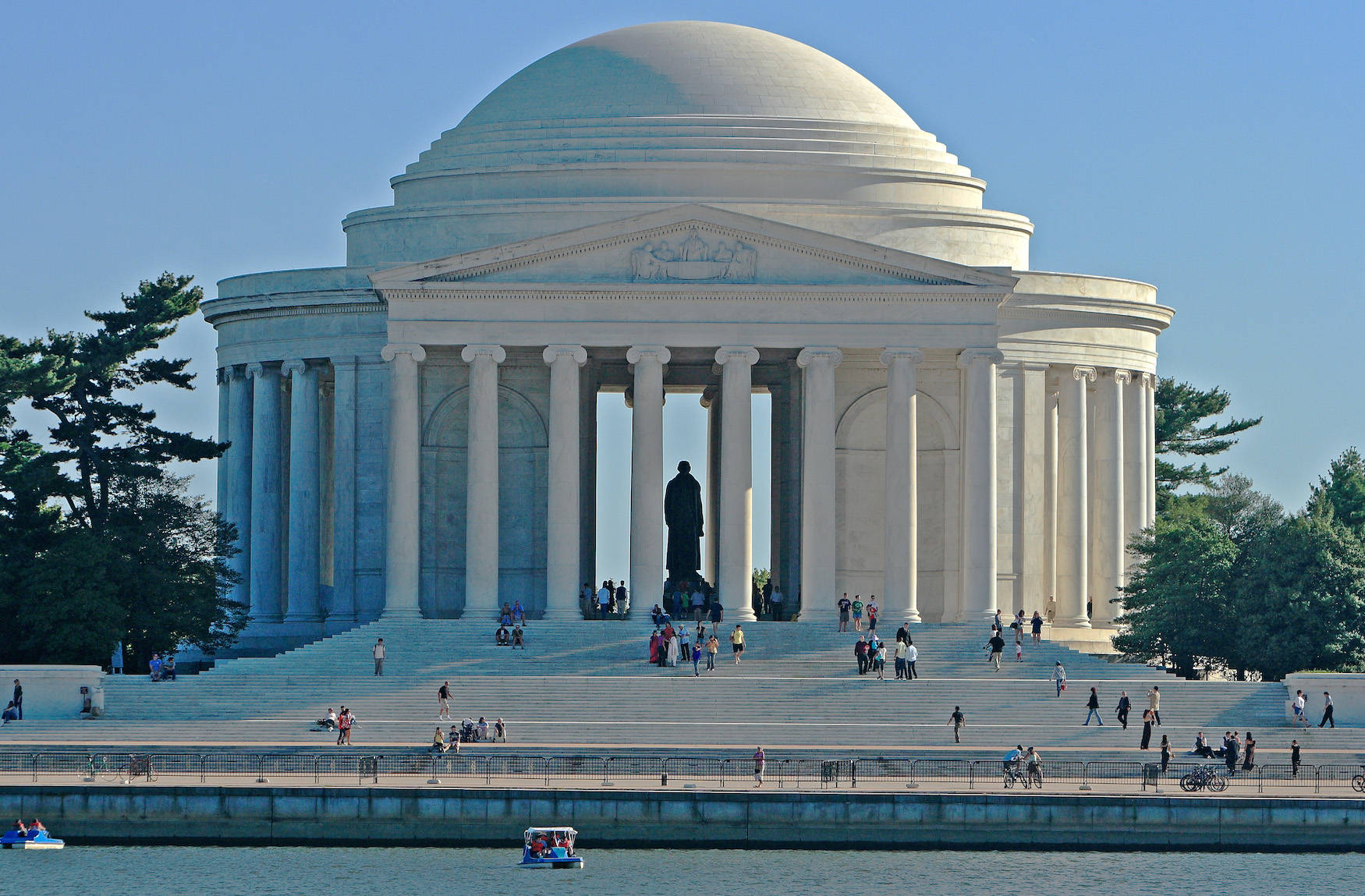 Jefferson Memorial River And Steps