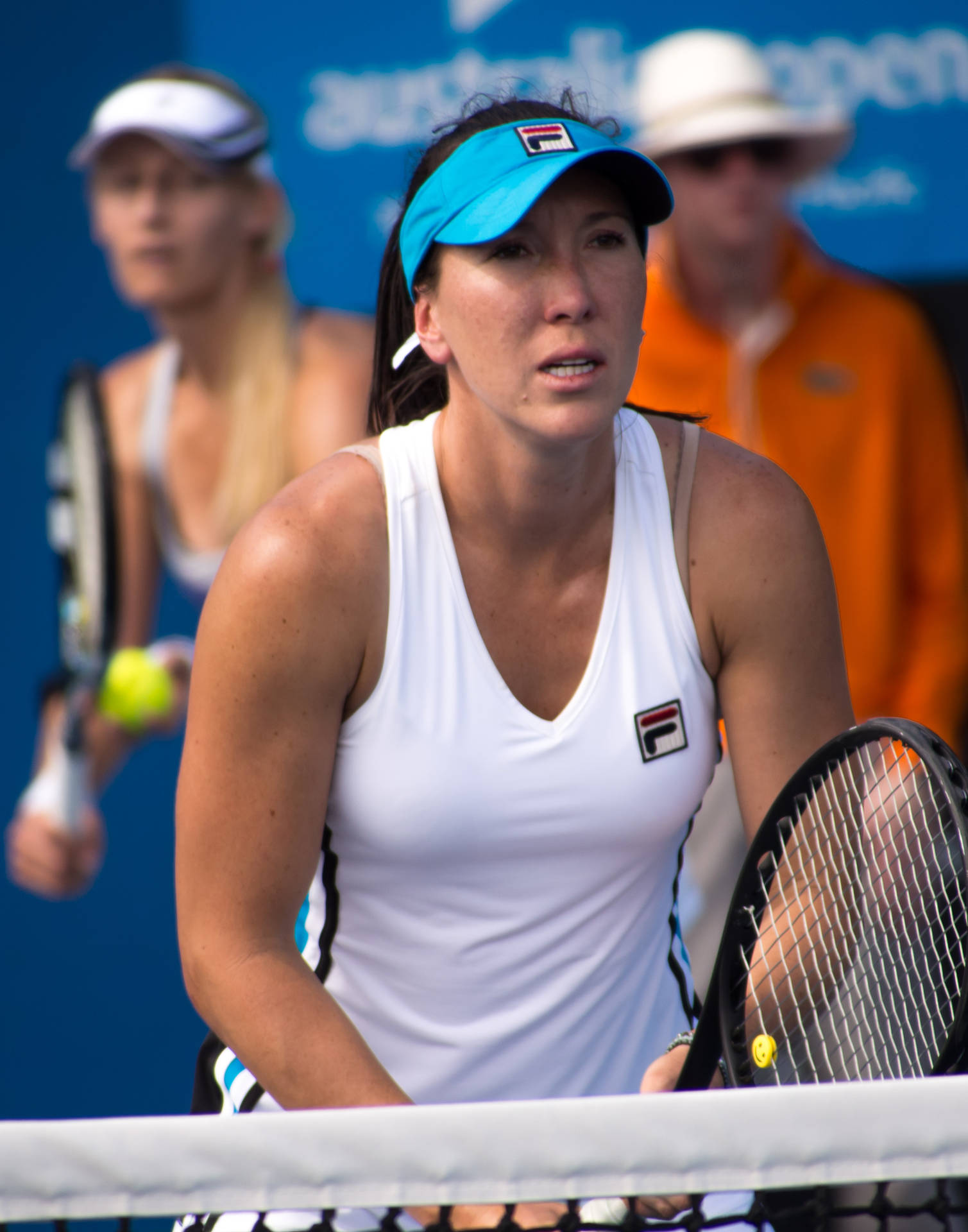 Jelena Jankovic Intensely Focused During A Tennis Match