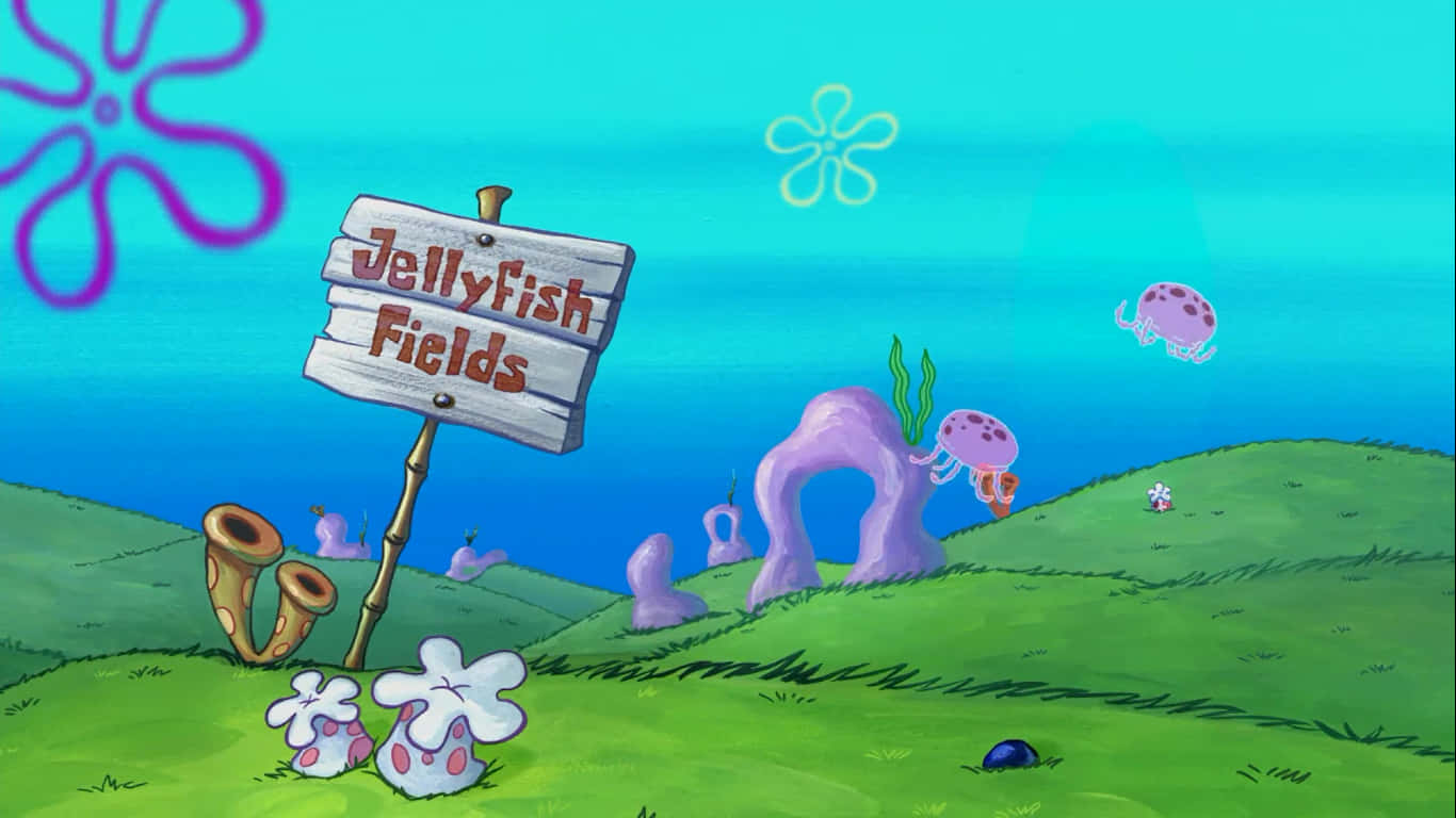 Jellyfish Fields Signpost