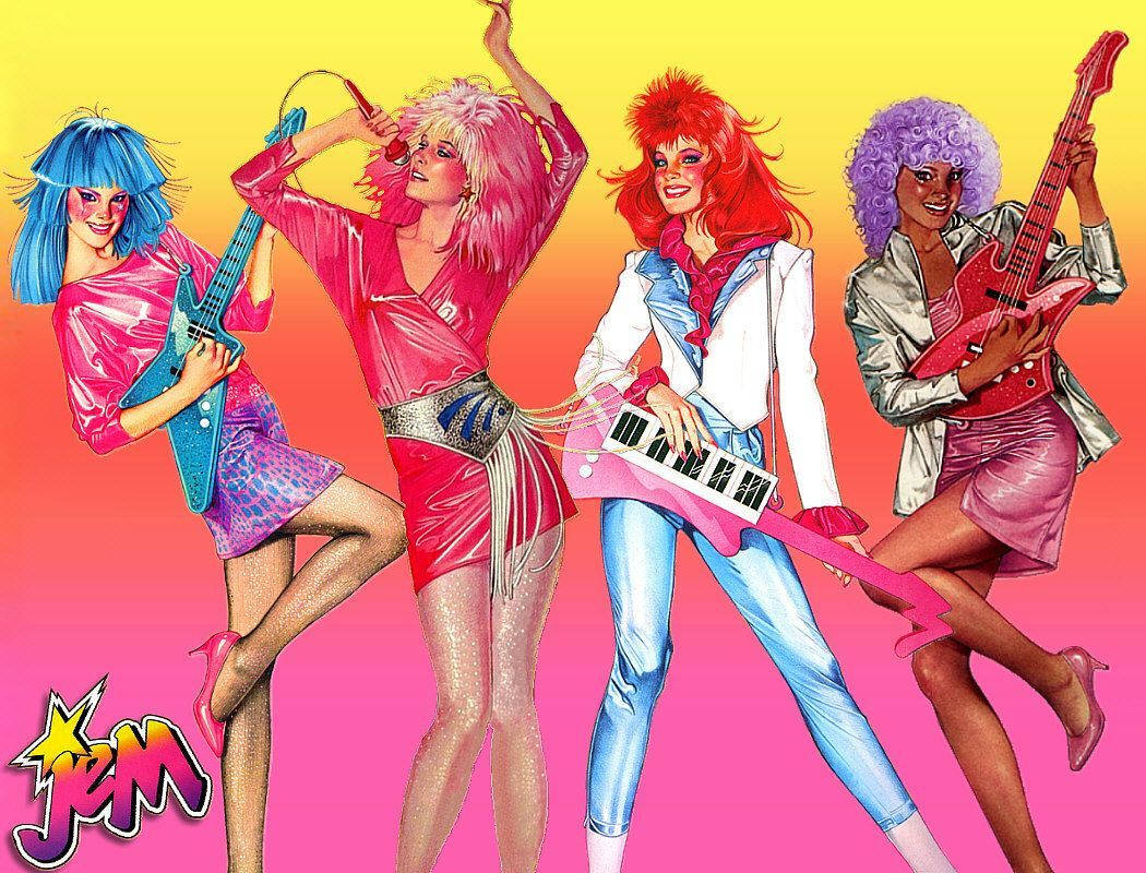 Jem Band In Colorful Outfits