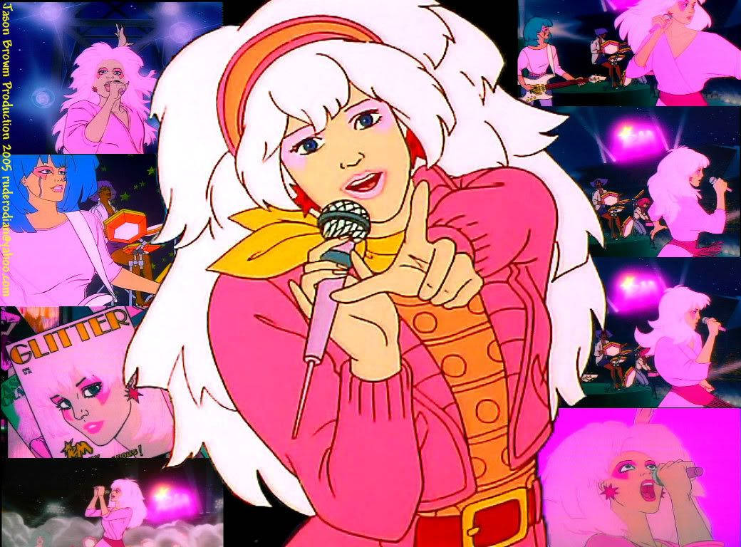 Jem Singing And Pointing Finger Background