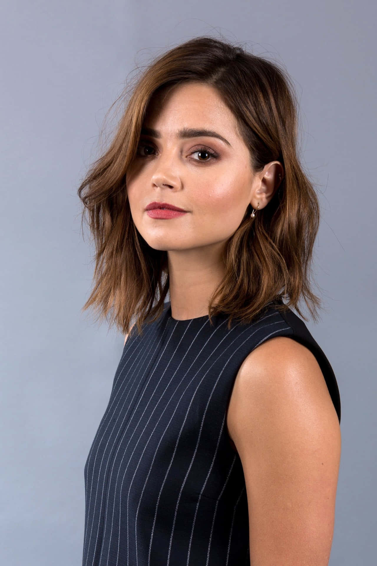 Jenna Coleman In A Stylish Outfit