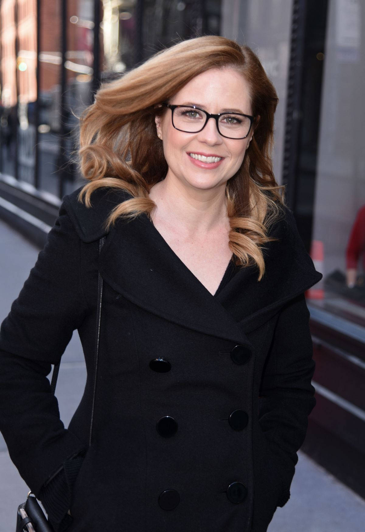 Jenna Fischer Celebrity Street Style Background