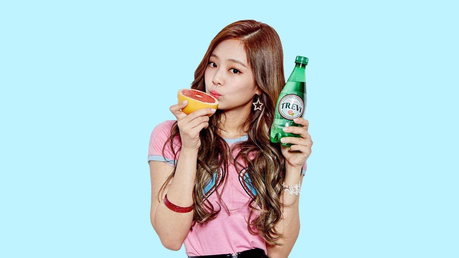 Jennie Kim Advertisement Background
