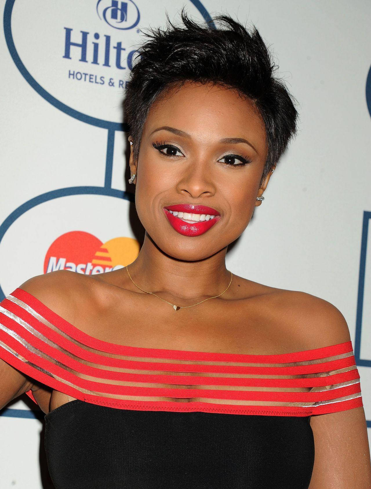 Jennifer Hudson At Clive Davis Pre-grammy Gala