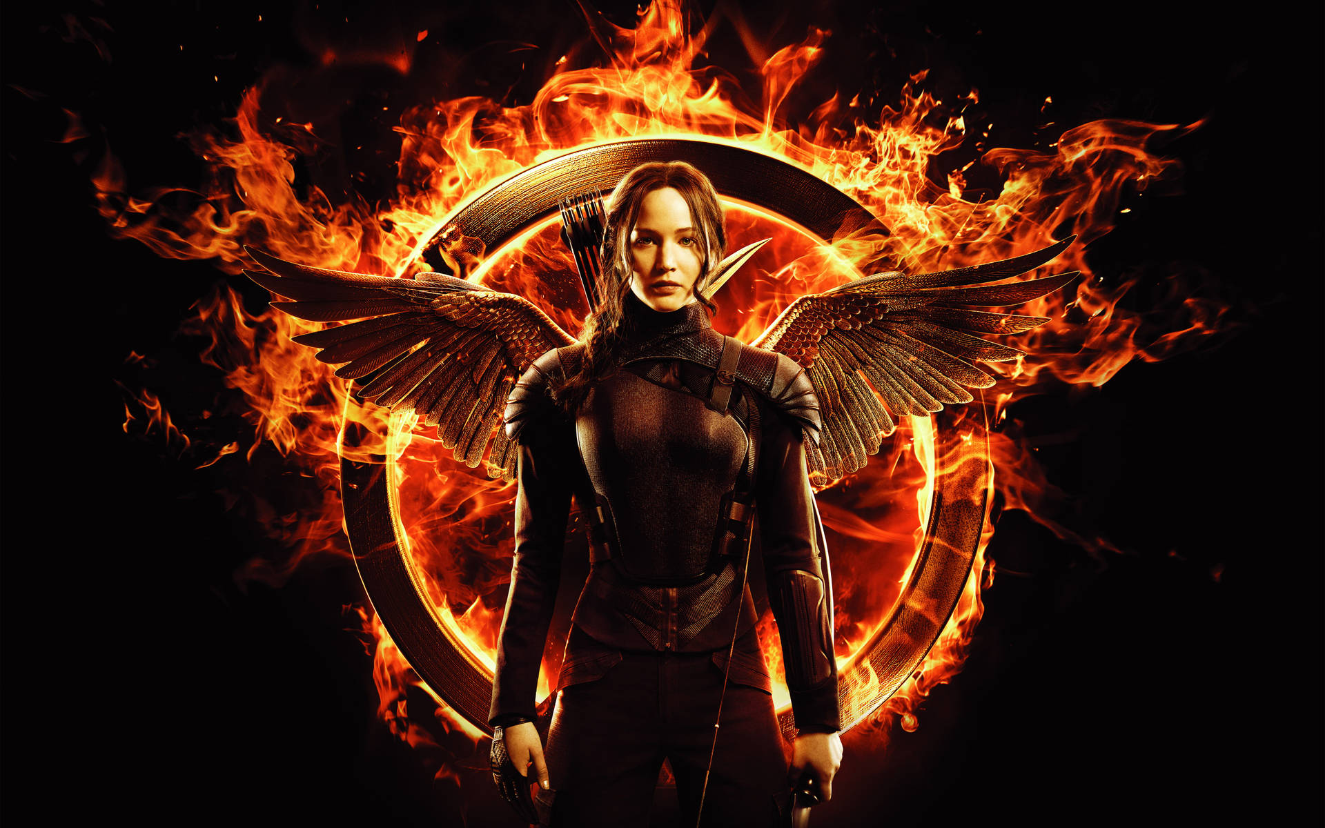 Jennifer Lawrence Hunger Games Mockingjay Background