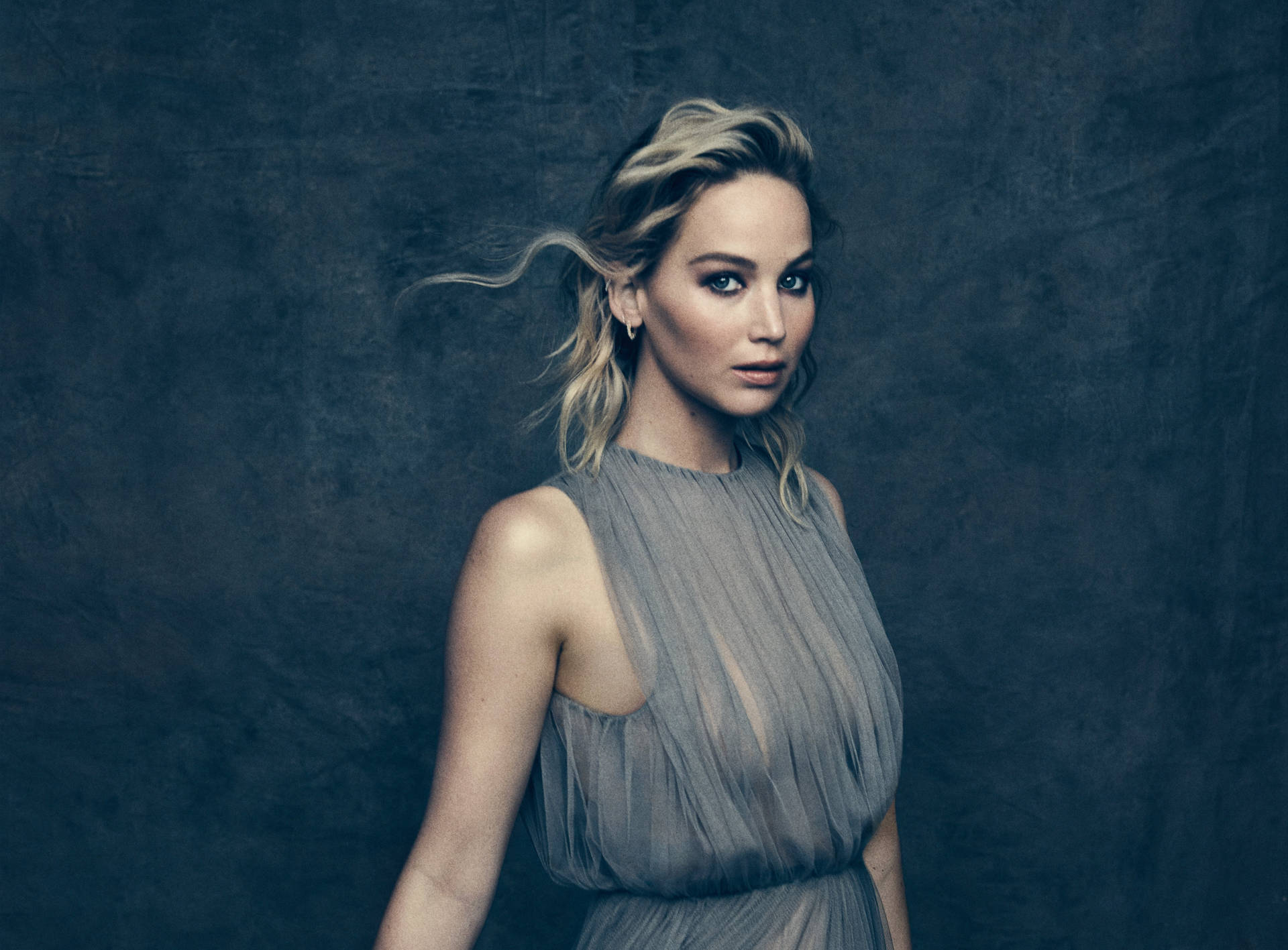 Jennifer Lawrence See-through Dress Background
