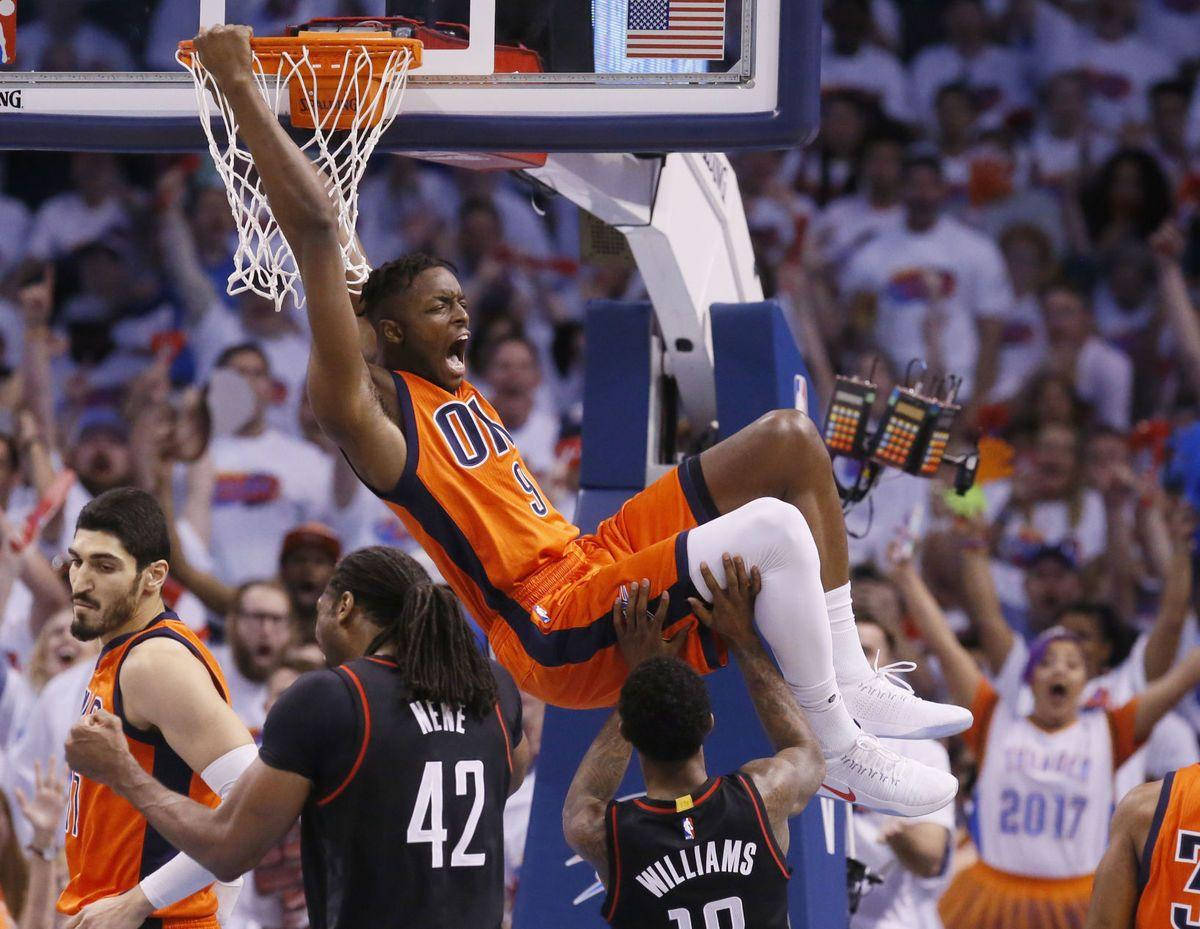 Jerami Grant Jumping On