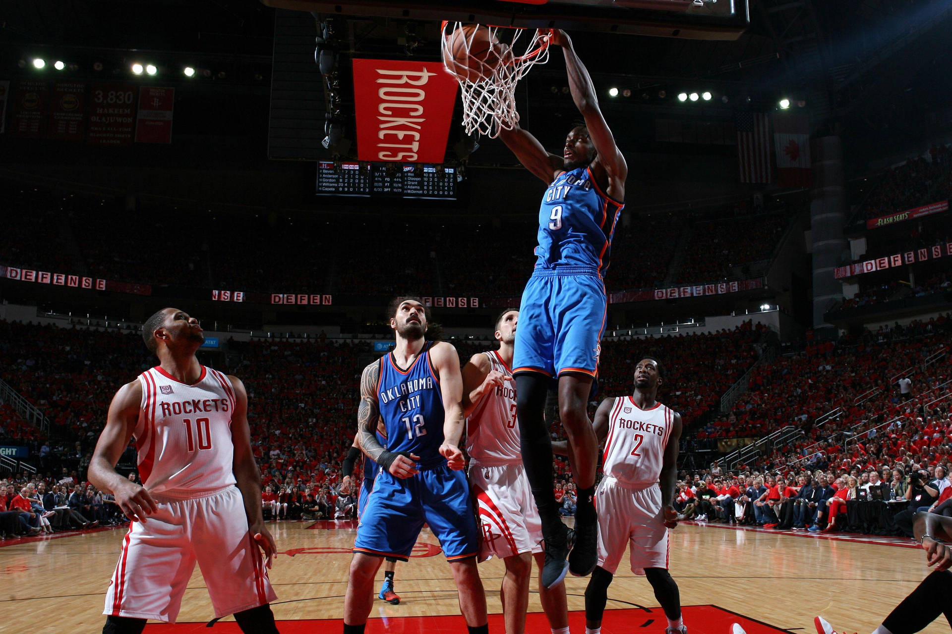 Jerami Grant Ring Dunk Shoot