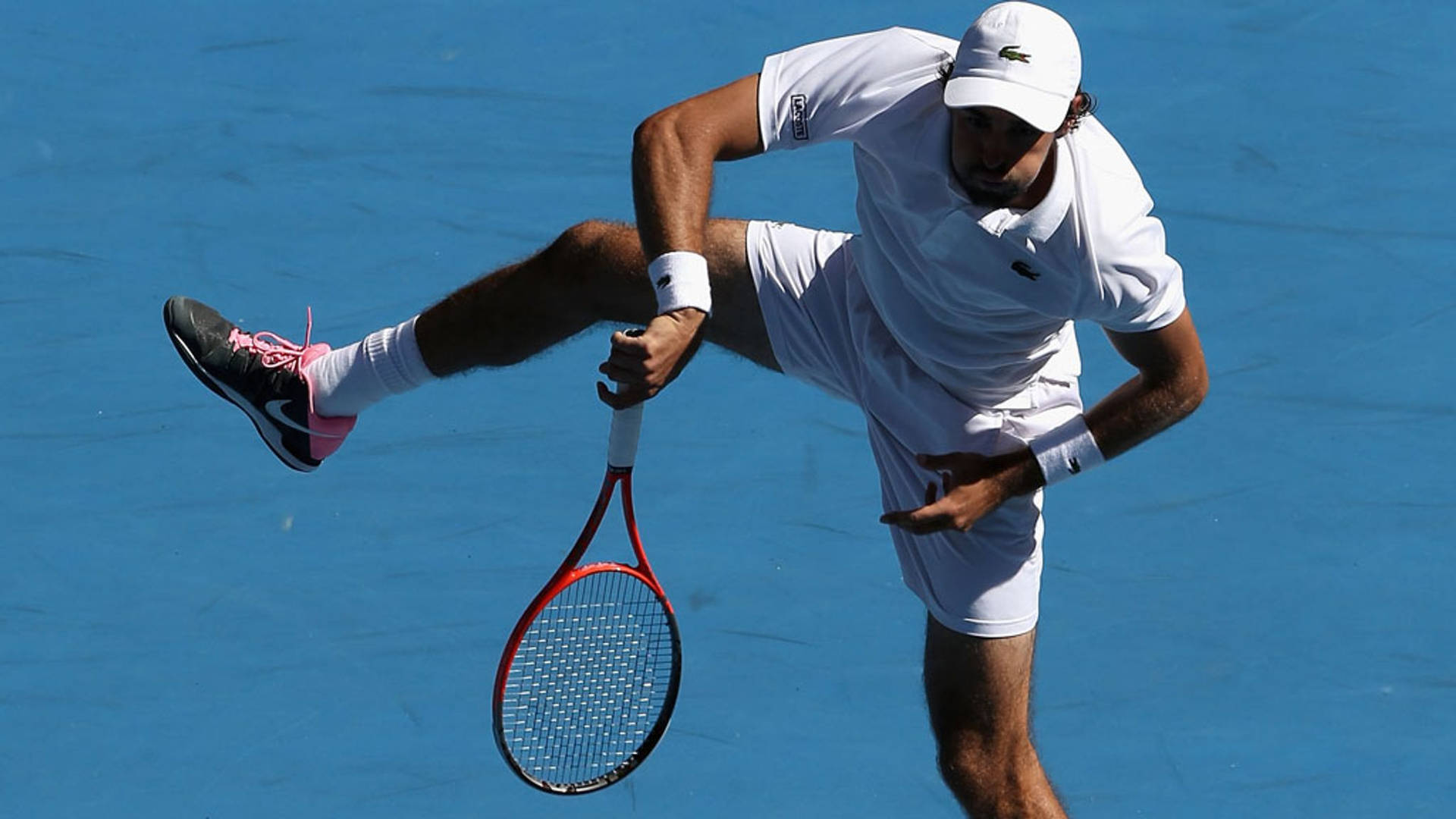 Jeremy Chardy During Tennis Match Background