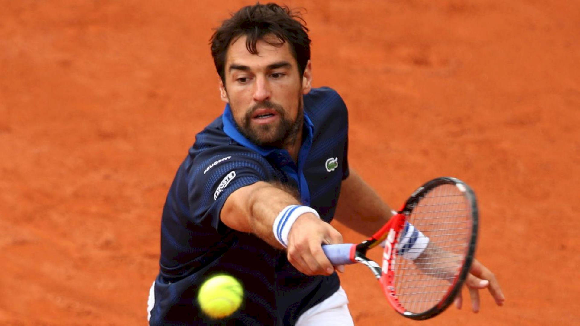 Jeremy Chardy Smashing Ball Background