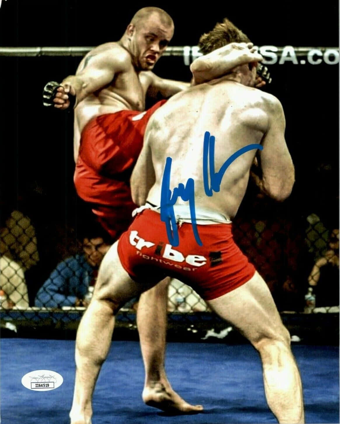 Jeremy Horn Mma Poster Autograph Background