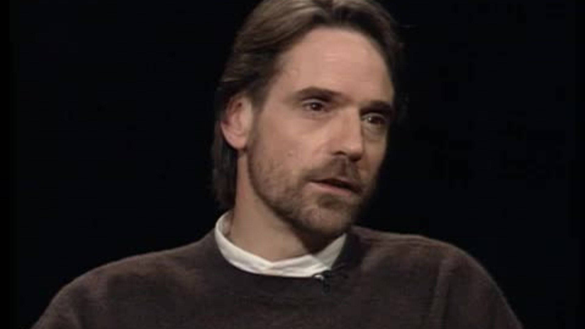 Jeremy Irons In Black Background