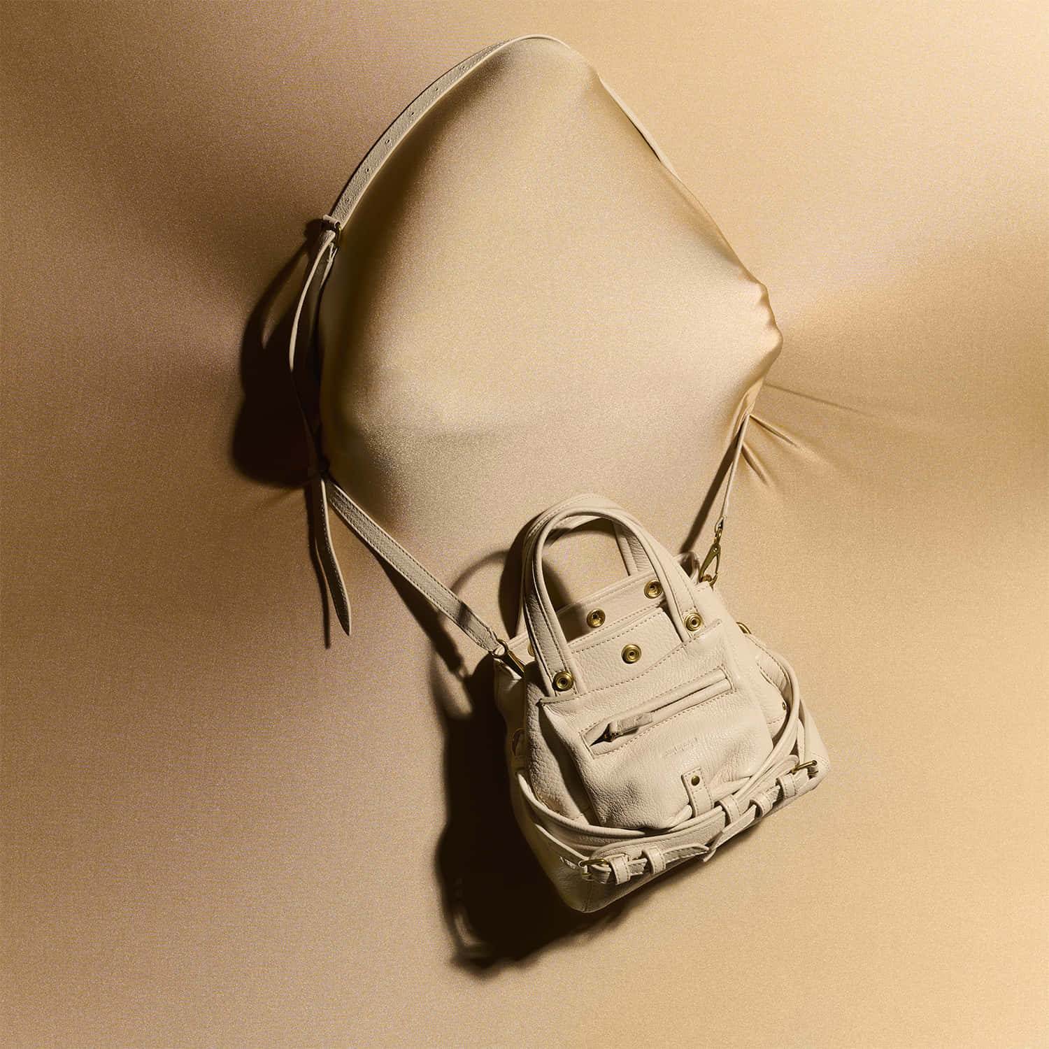 Jérôme Dreyfuss Billy Bag In Satin Backdrop Background