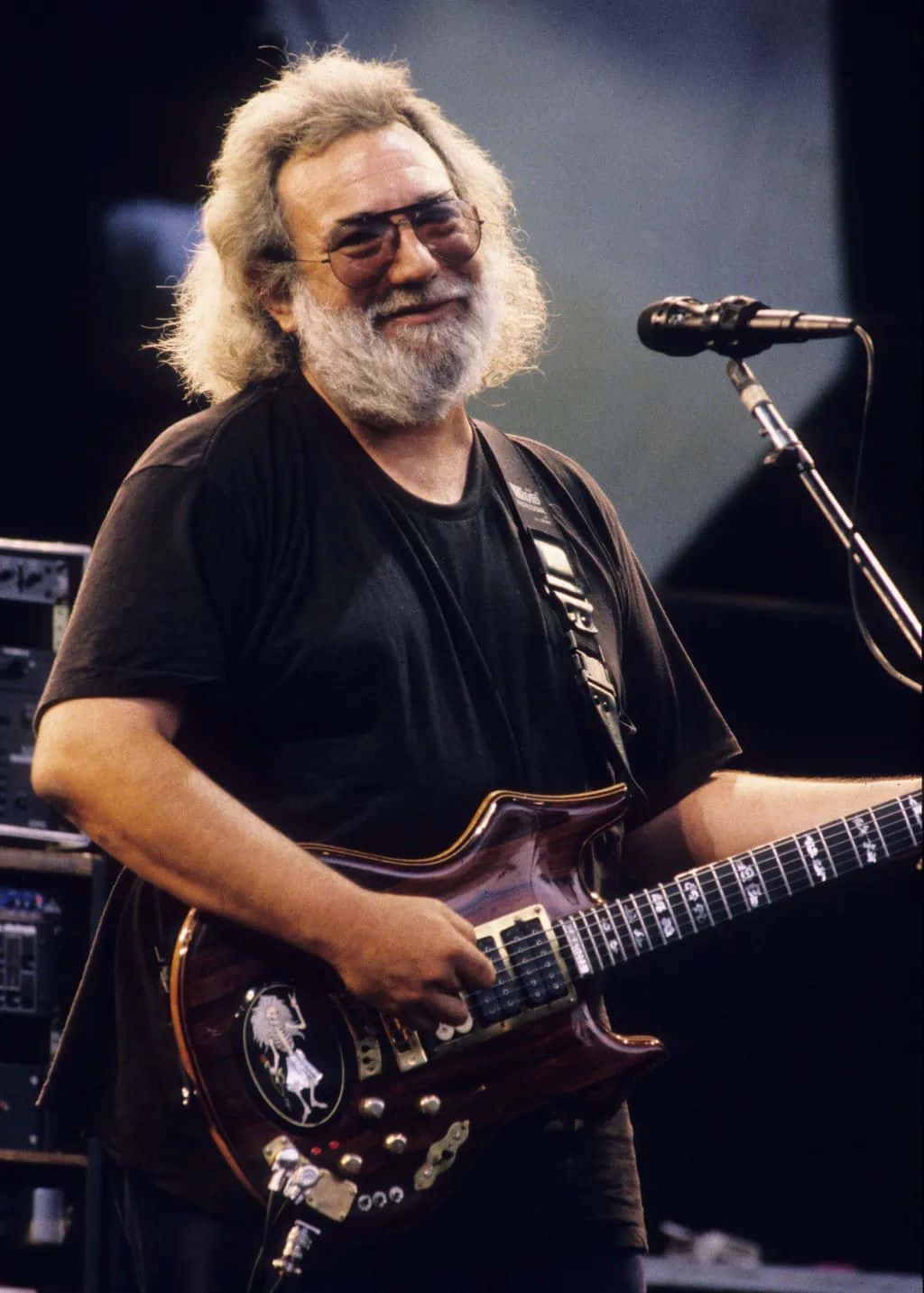 Jerry Garcia Performing Live Background