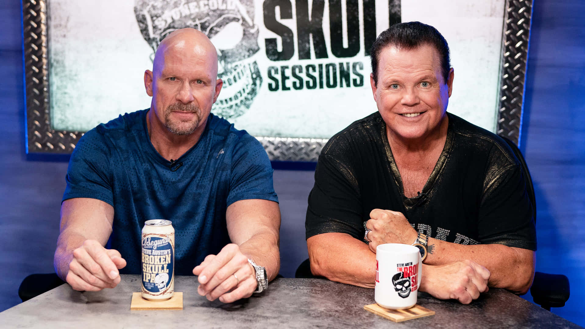 Jerry Lawler And Wrestler Steve Austin Background