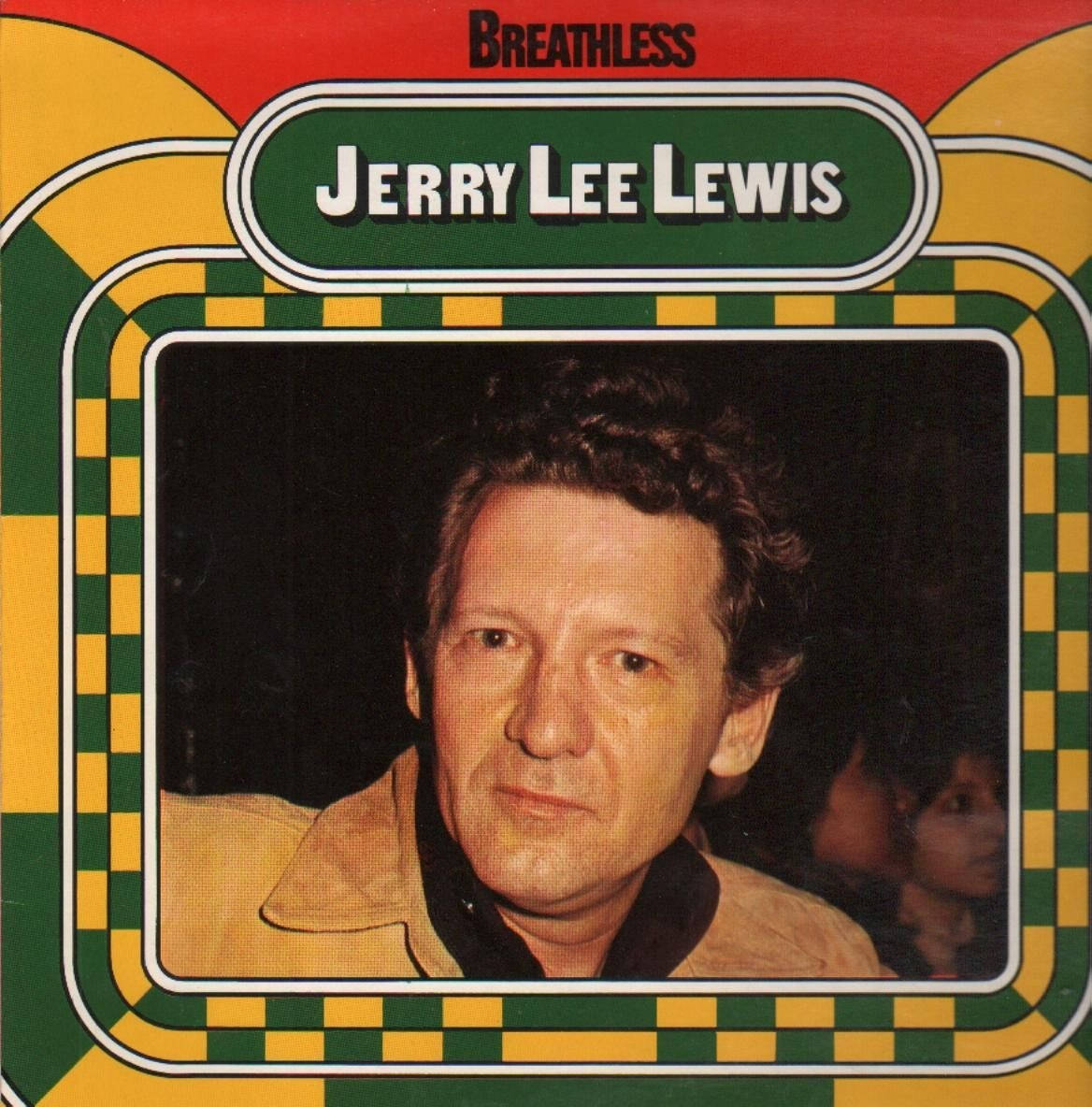 Jerry Lee Lewis In Colorful Frame Background