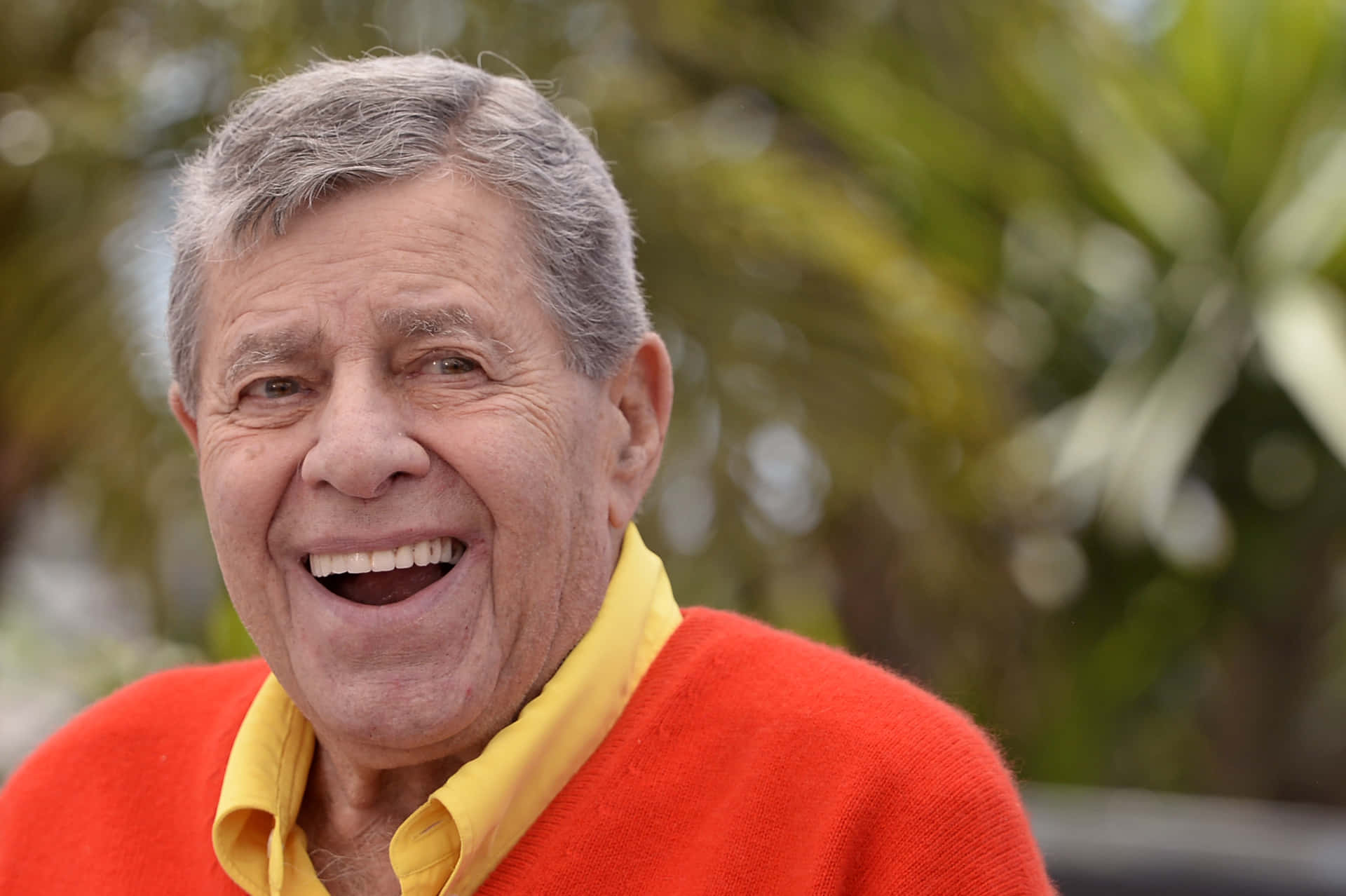 Jerry Lewis Smiling In Vintage Photo