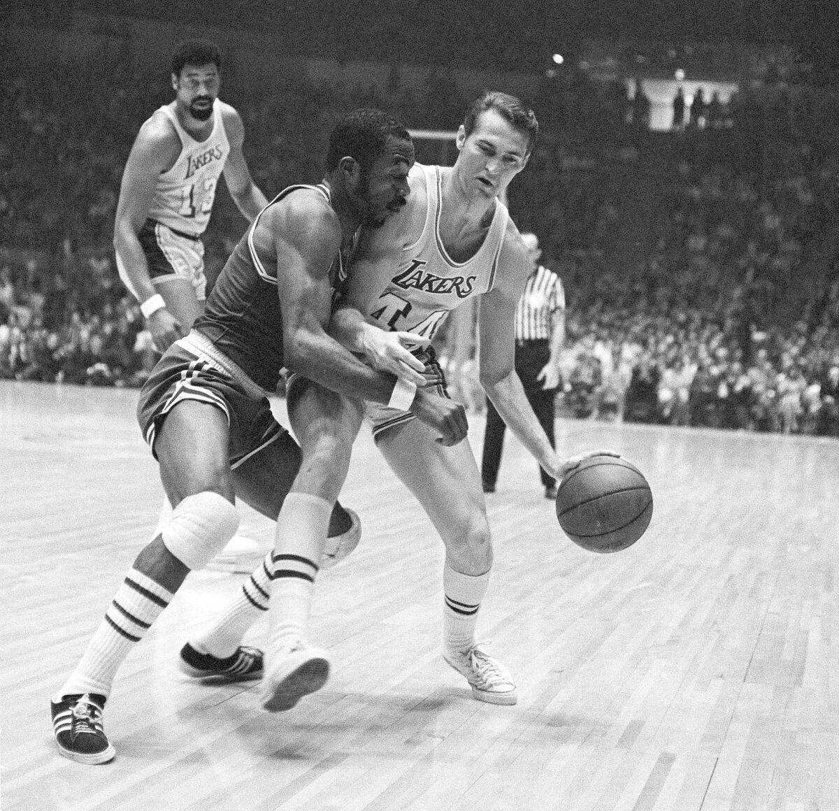 Jerry West Emmette Bryant 1969 Nba Finals