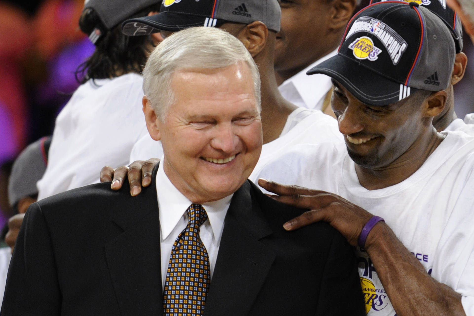 Jerry West Kobe Bryant Nba Lakers Smile