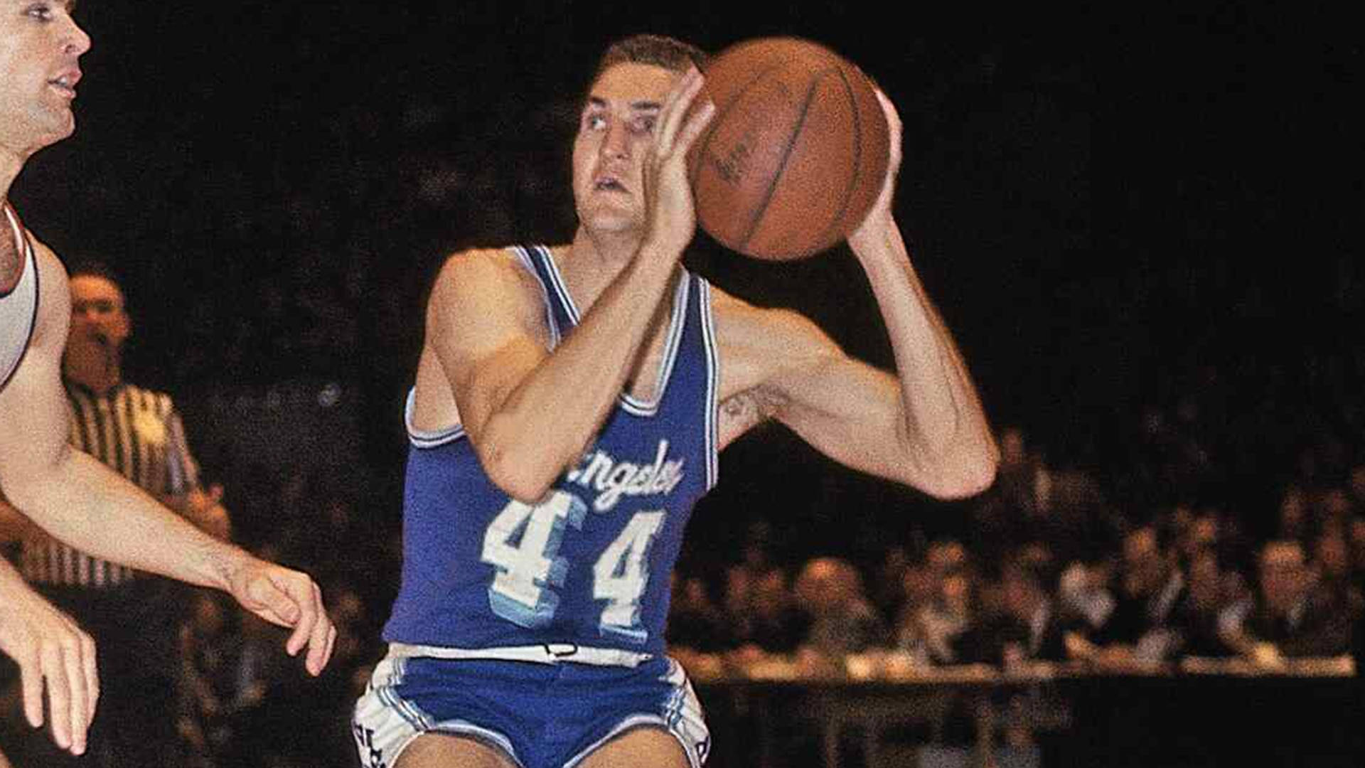 Jerry West Scores 63 Points Lakers 1962 Background