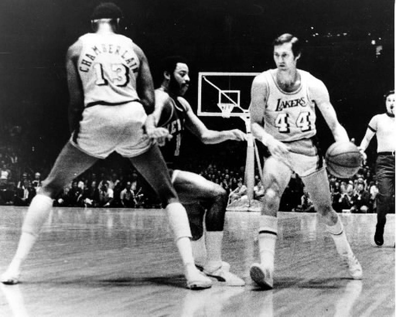 Jerry West Walt Frazier Match Nba Finals 1972 Background