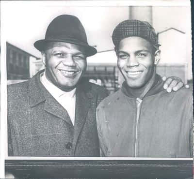 Jersey Joe Walcott And His Grandson