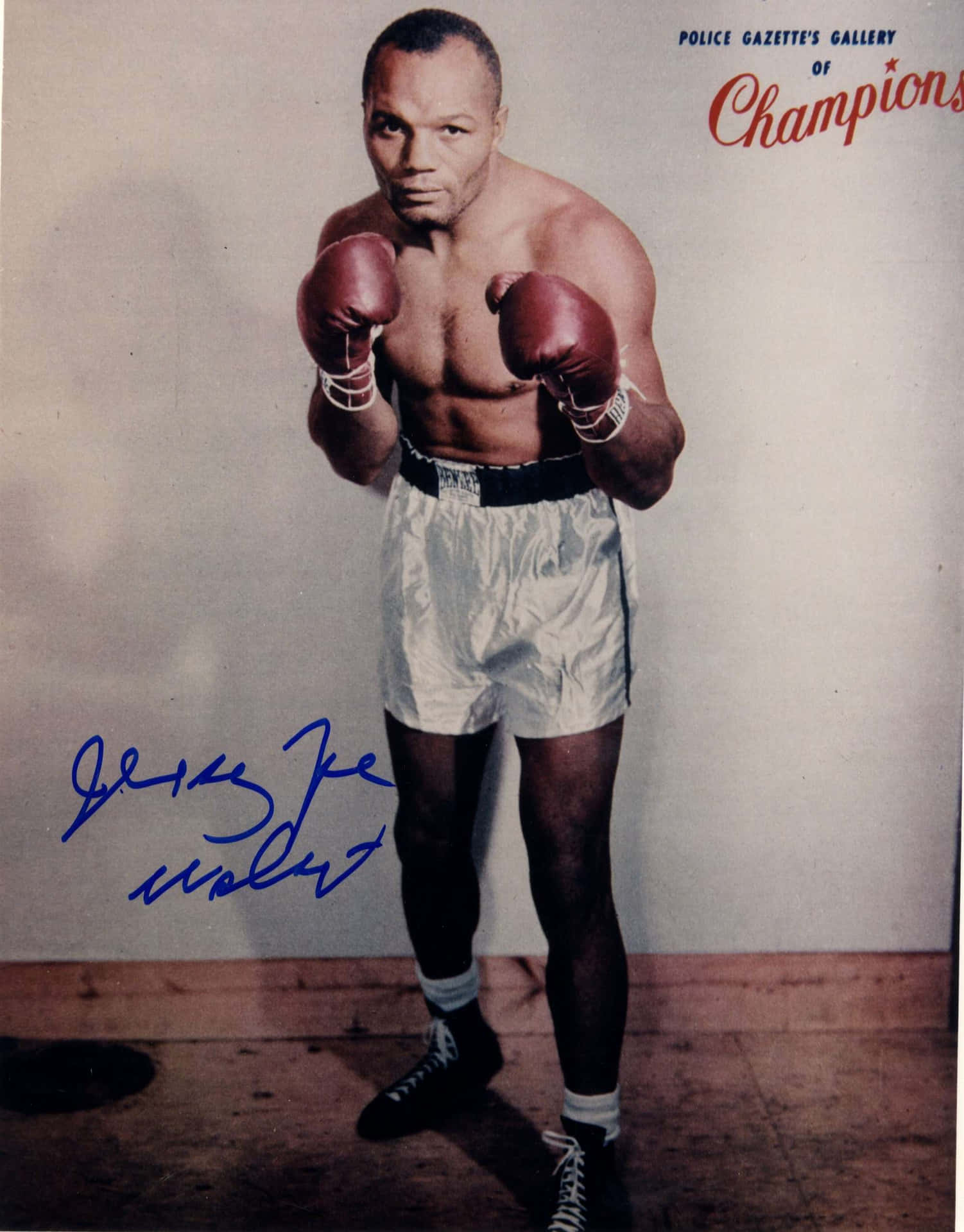 Jersey Joe Walcott's Signed Photo
