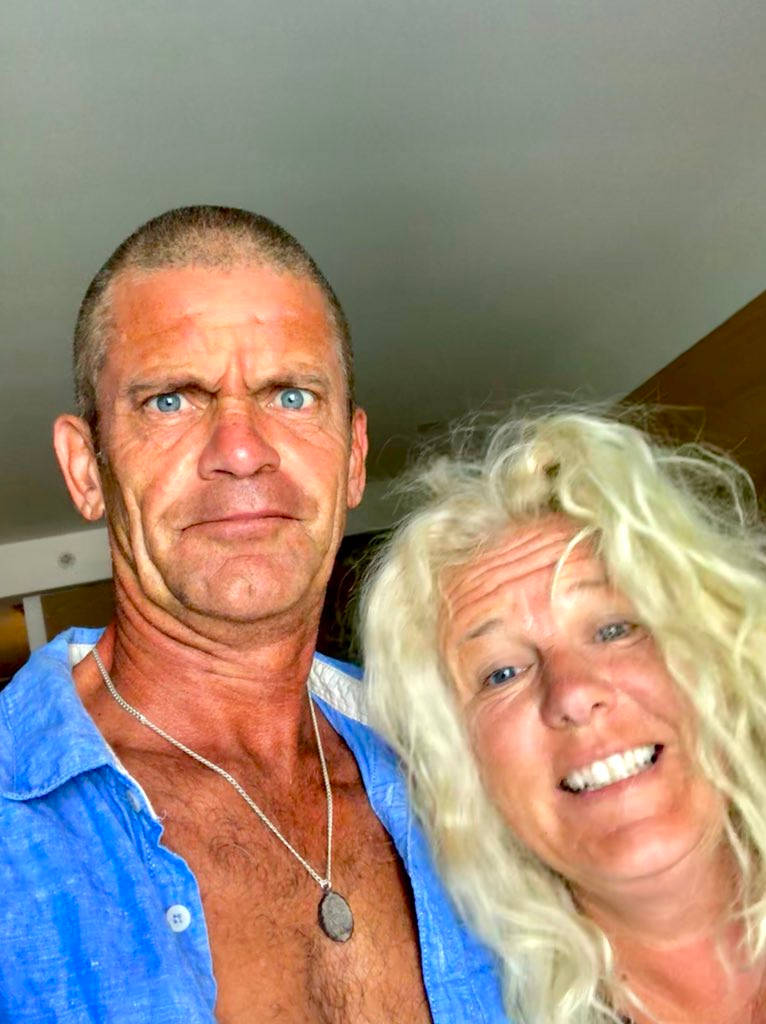 Jesper Parnevik And Wife Funny Face