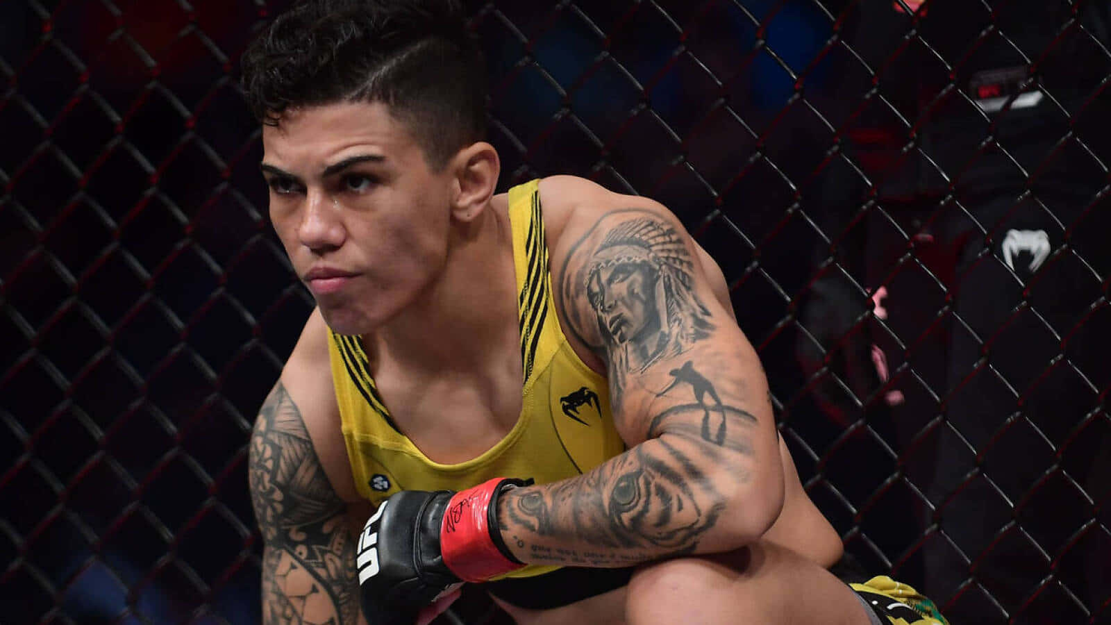 Jéssica Andrade Focused Inside Ring