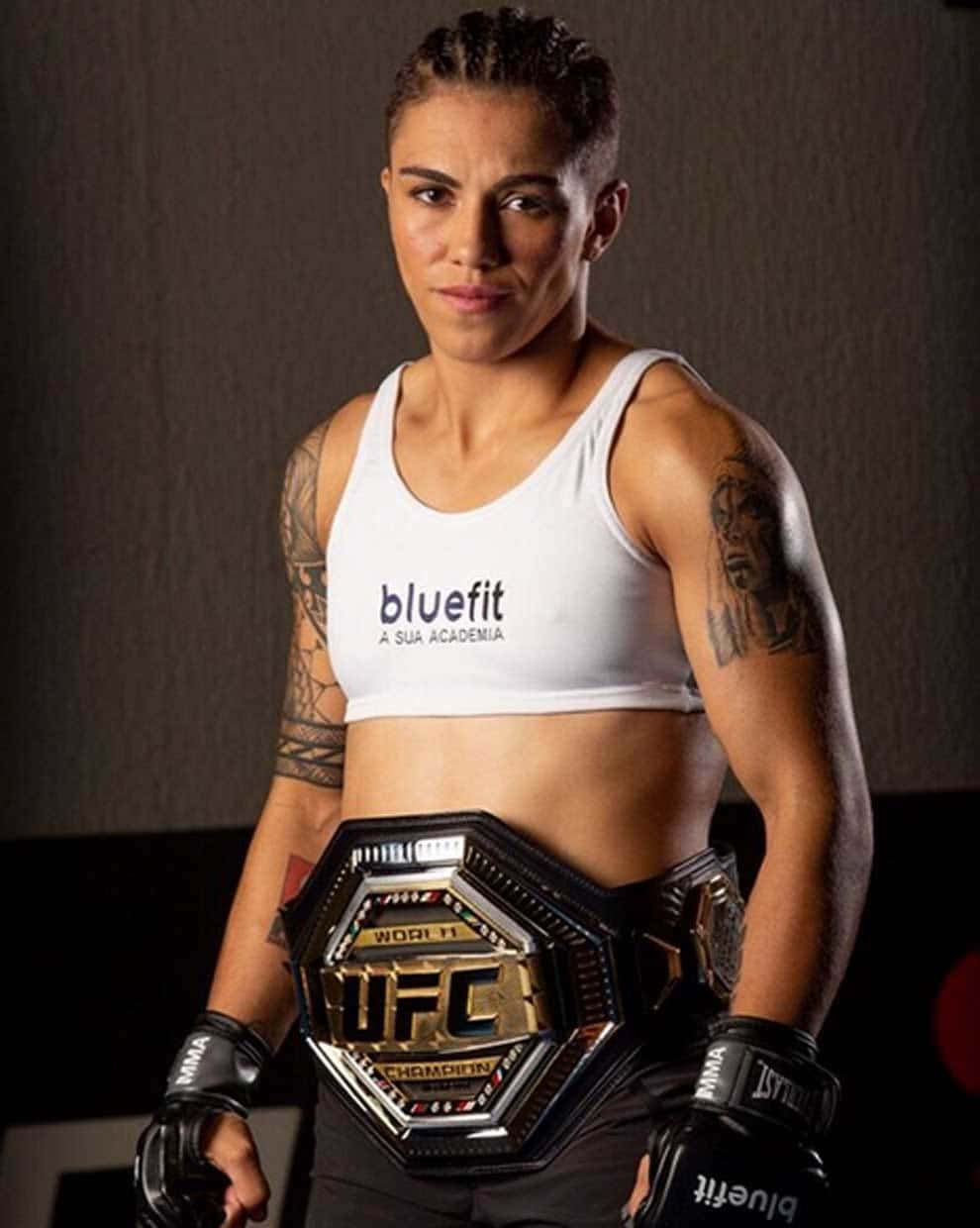 Jéssica Andrade With Championship Belt