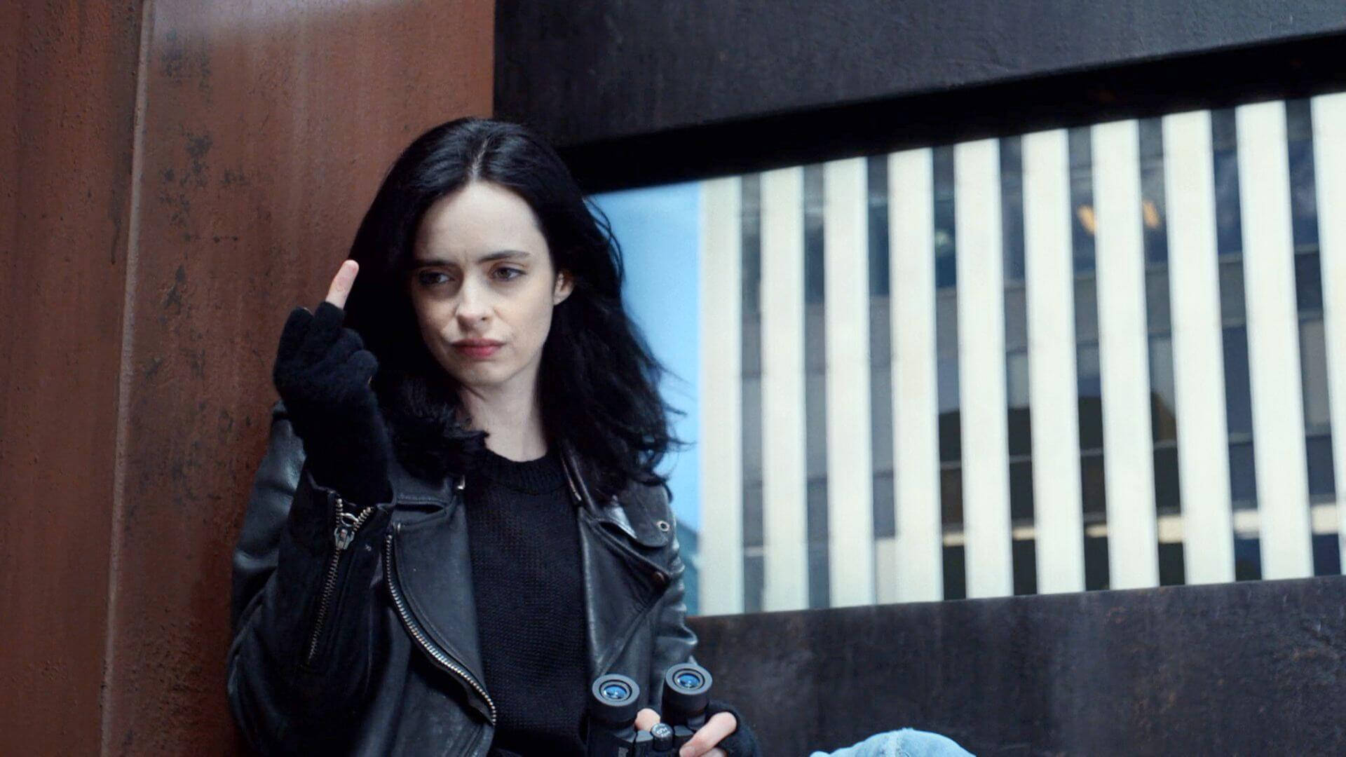 Jessica Jones With Binoculars