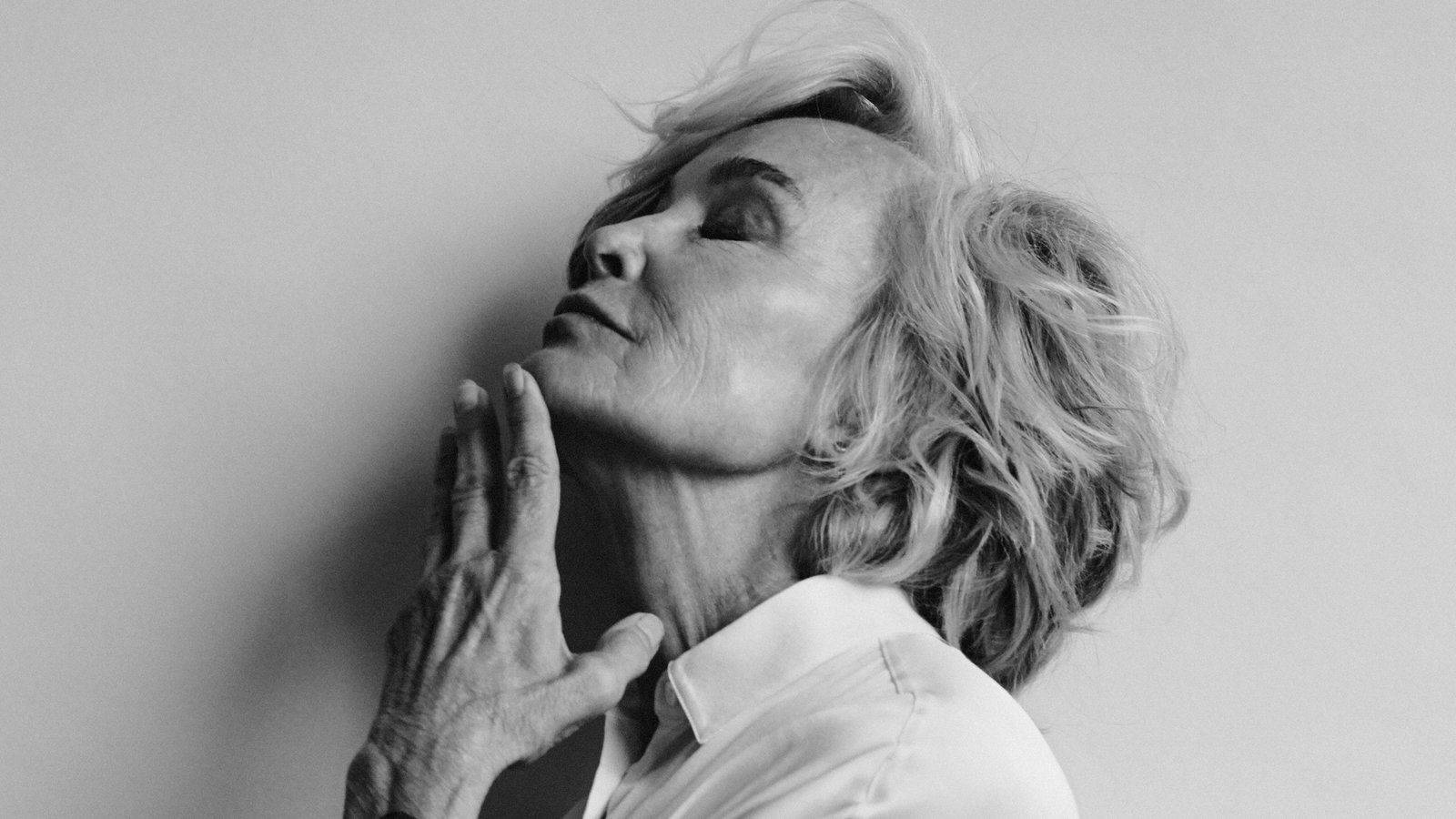 Jessica Lange In Monochrome Background