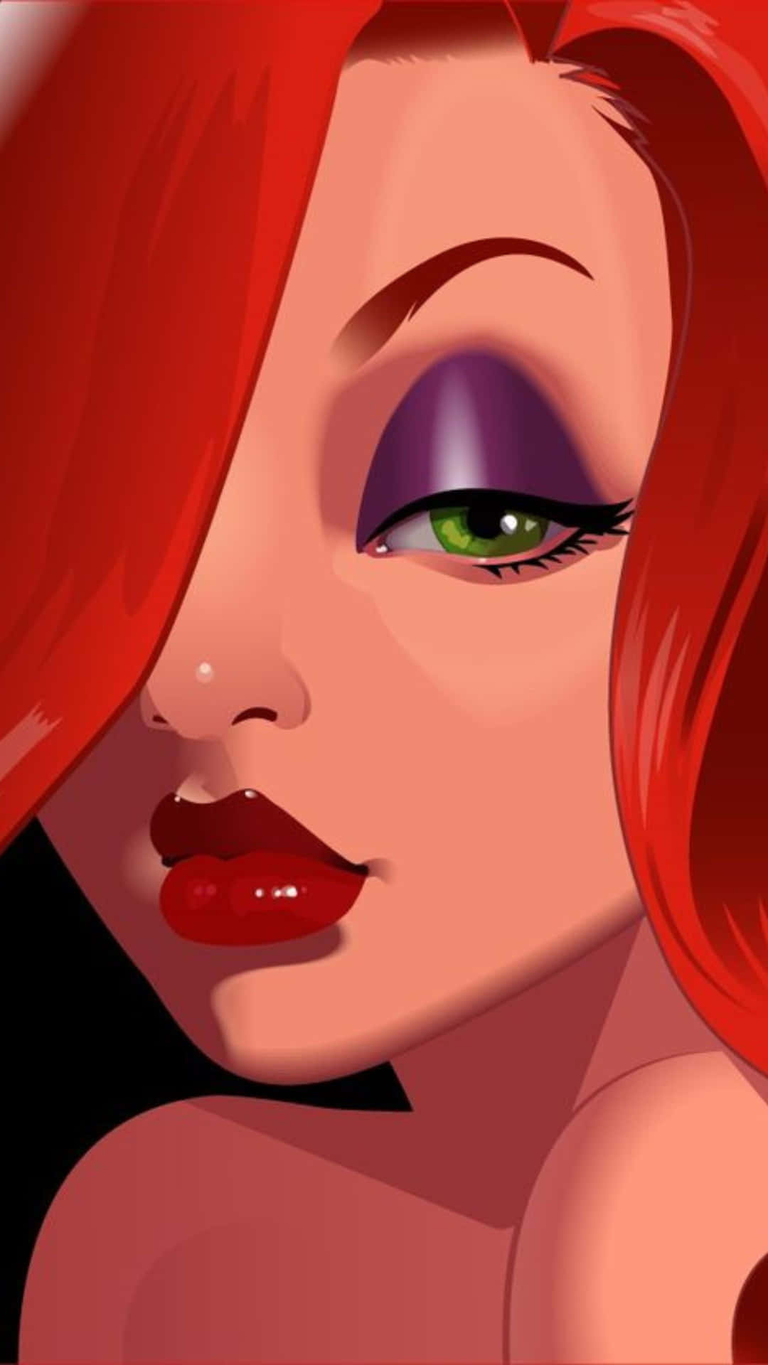 Jessica Rabbit Close Up Illustration