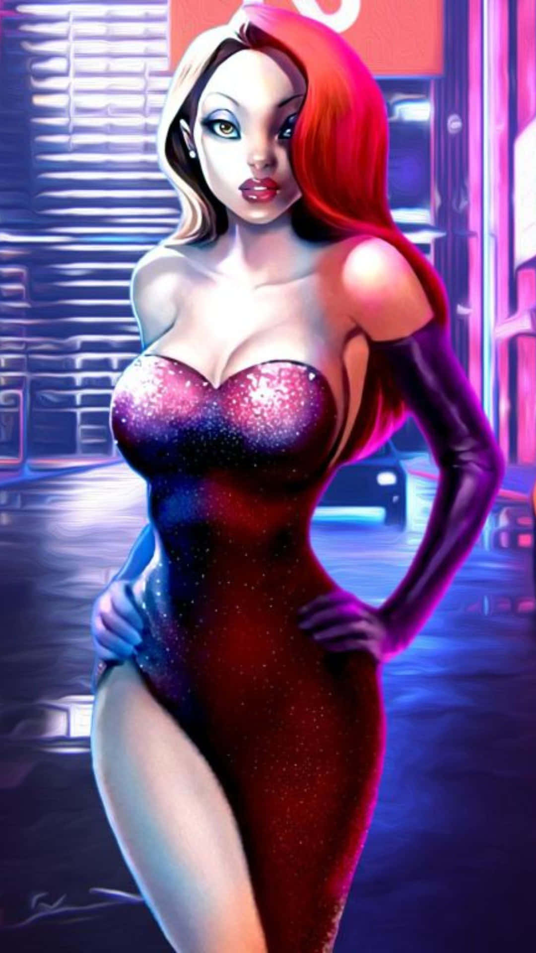 Jessica Rabbit Glamorous Illustration