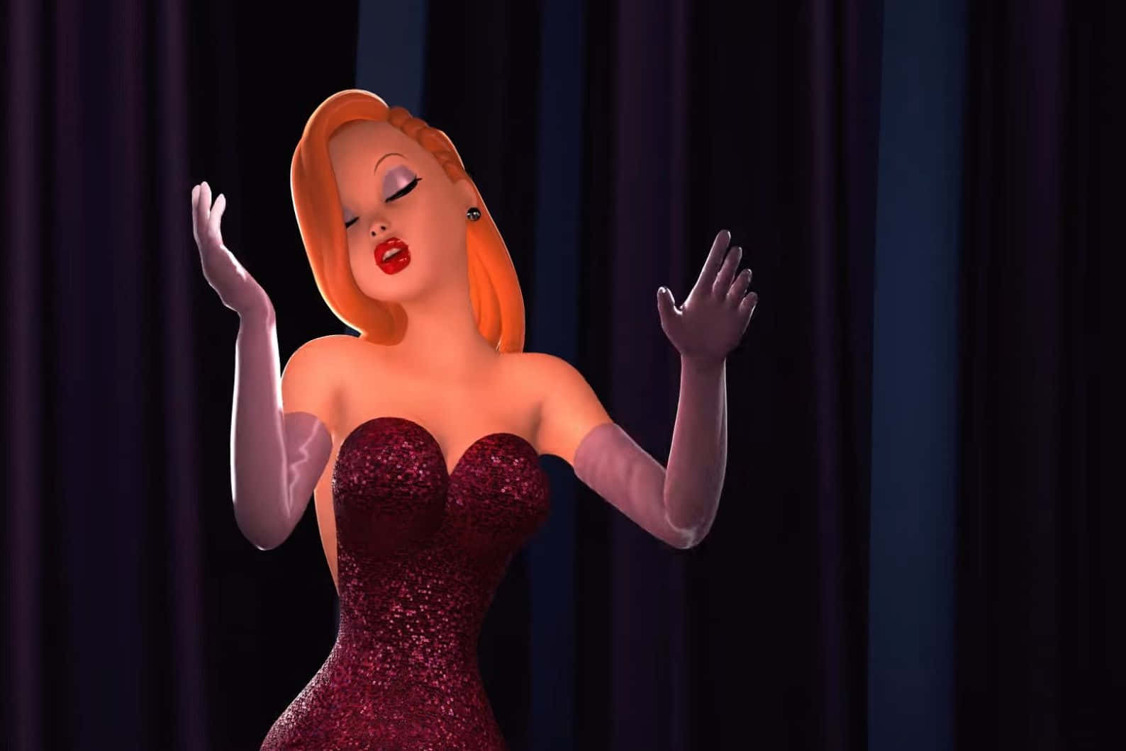 Jessica Rabbit Performance Stage Background