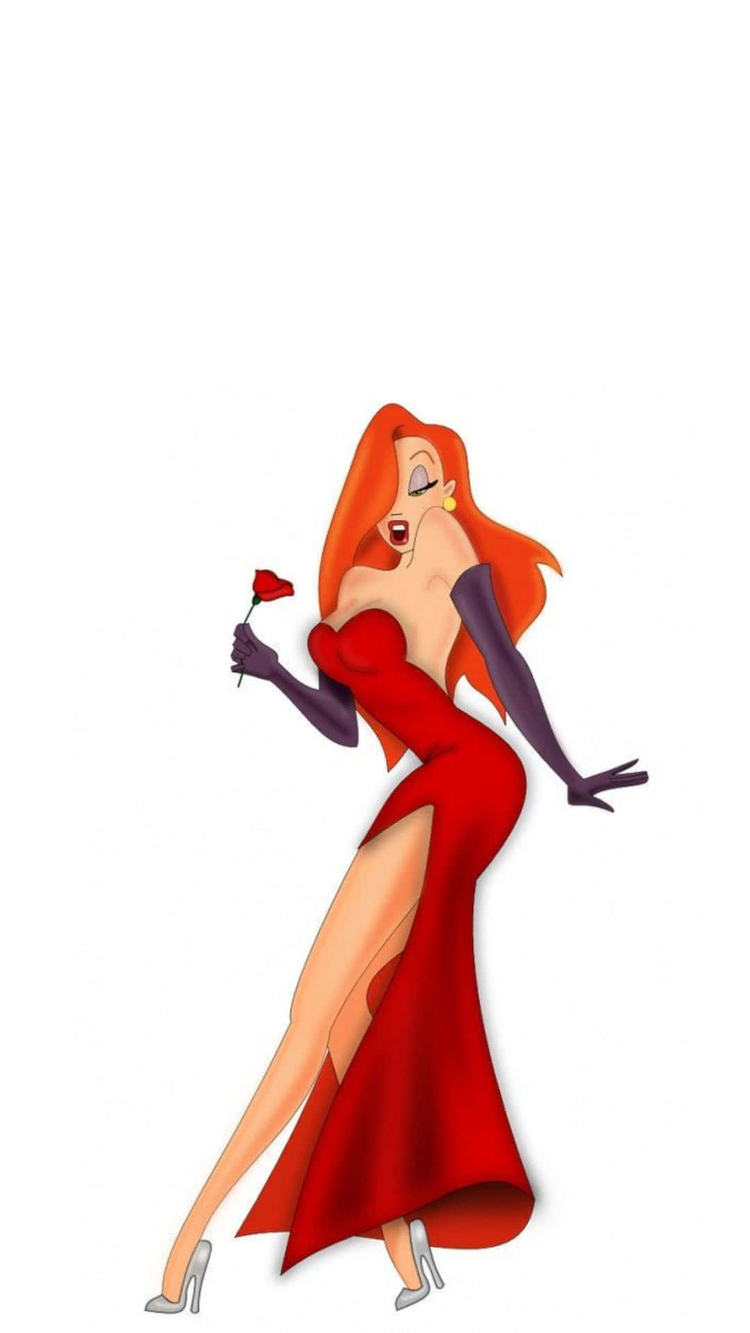 Jessica Rabbit Red Dress Background