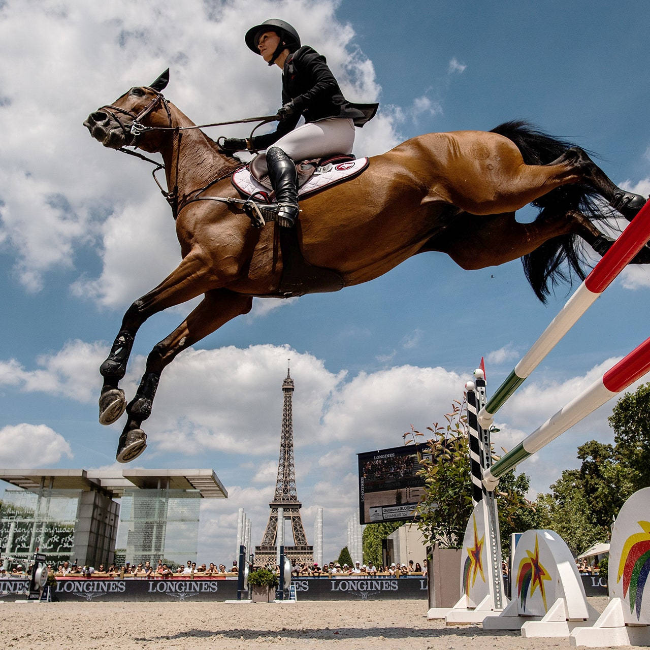 Jessica Springsteen Competing At The Longines Global Champions Tour