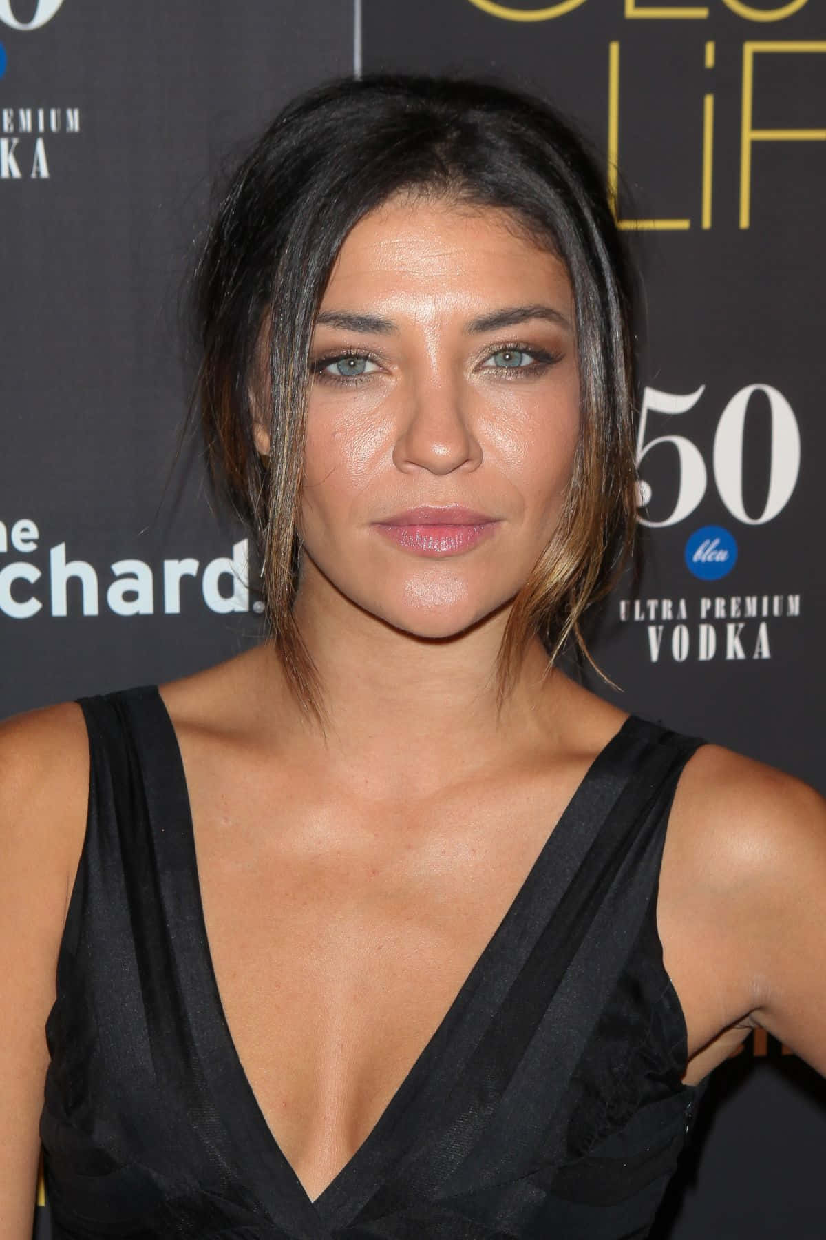 Jessica Szohr Posing Gracefully In A Black Outfit