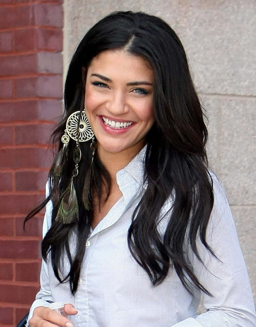 Jessica Szohr Posing Gracefully In A Photoshoot
