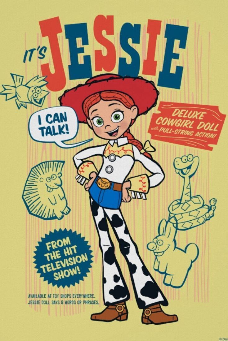 Jessie Toy Story Cartoon Poster
