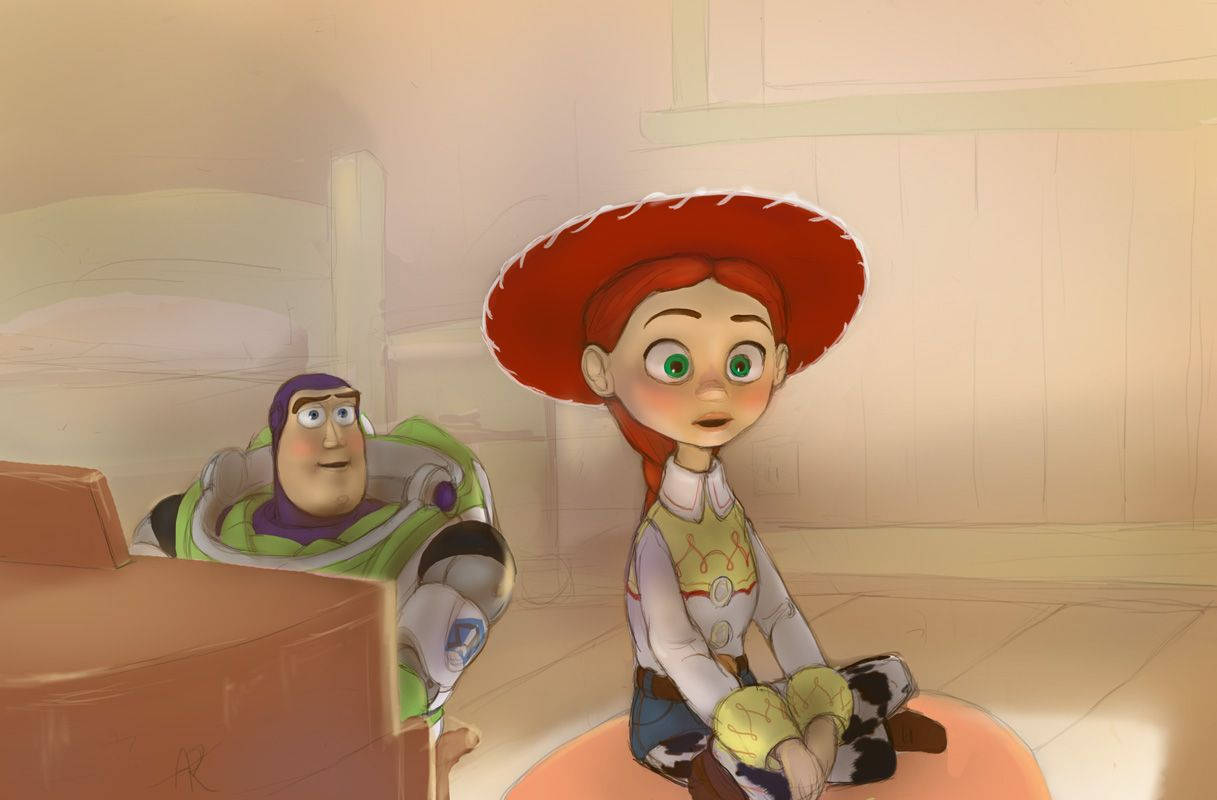 Jessie Toy Story Colored Pencil Art