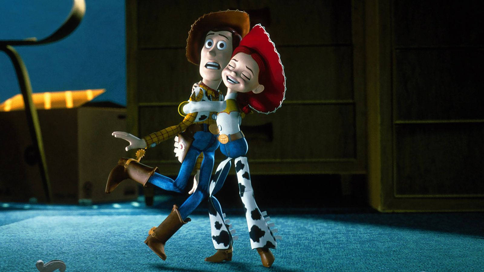Jessie Toy Story Hugging Woody