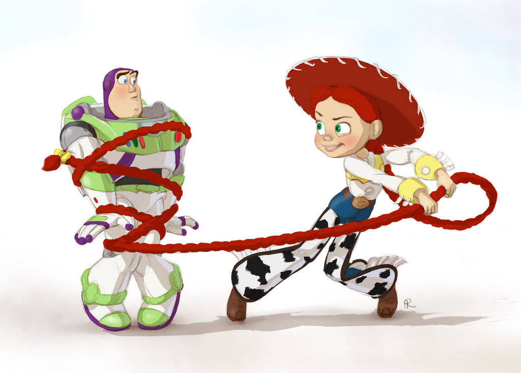 Jessie Toy Story Tied Buzz Lightyear