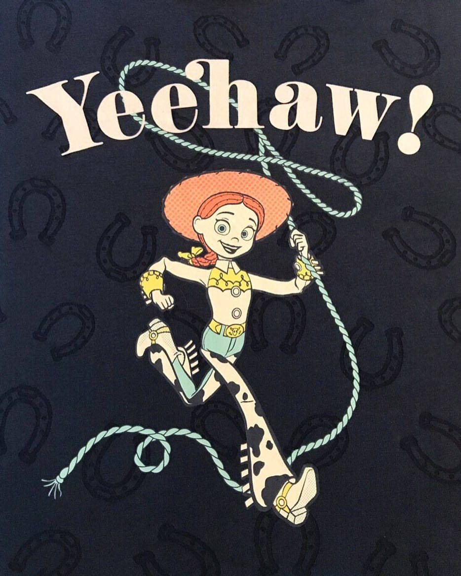 Jessie Toy Story Yeehaw Poster Background