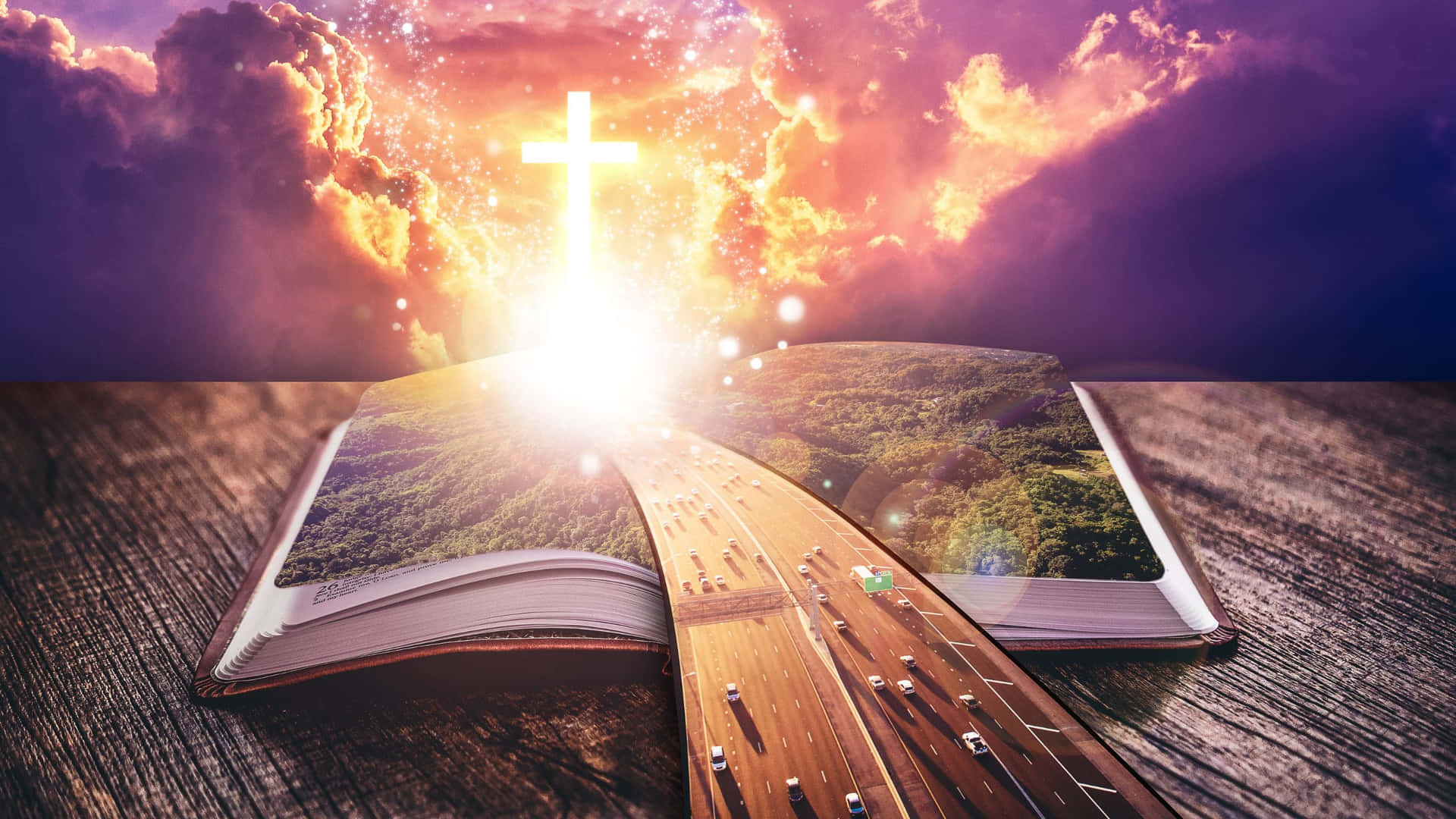 Jesus Ascends To Heaven Background