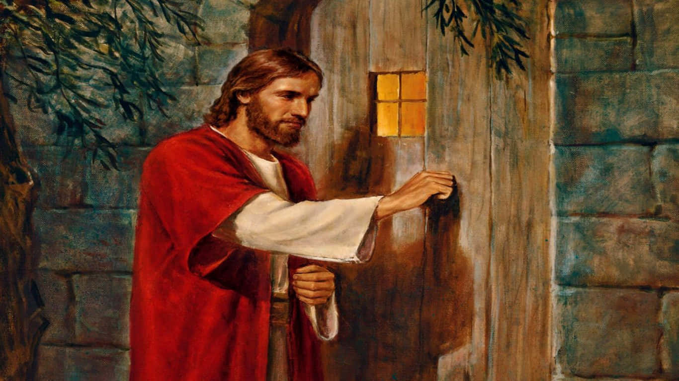 Jesus Calling On His Iphone Background