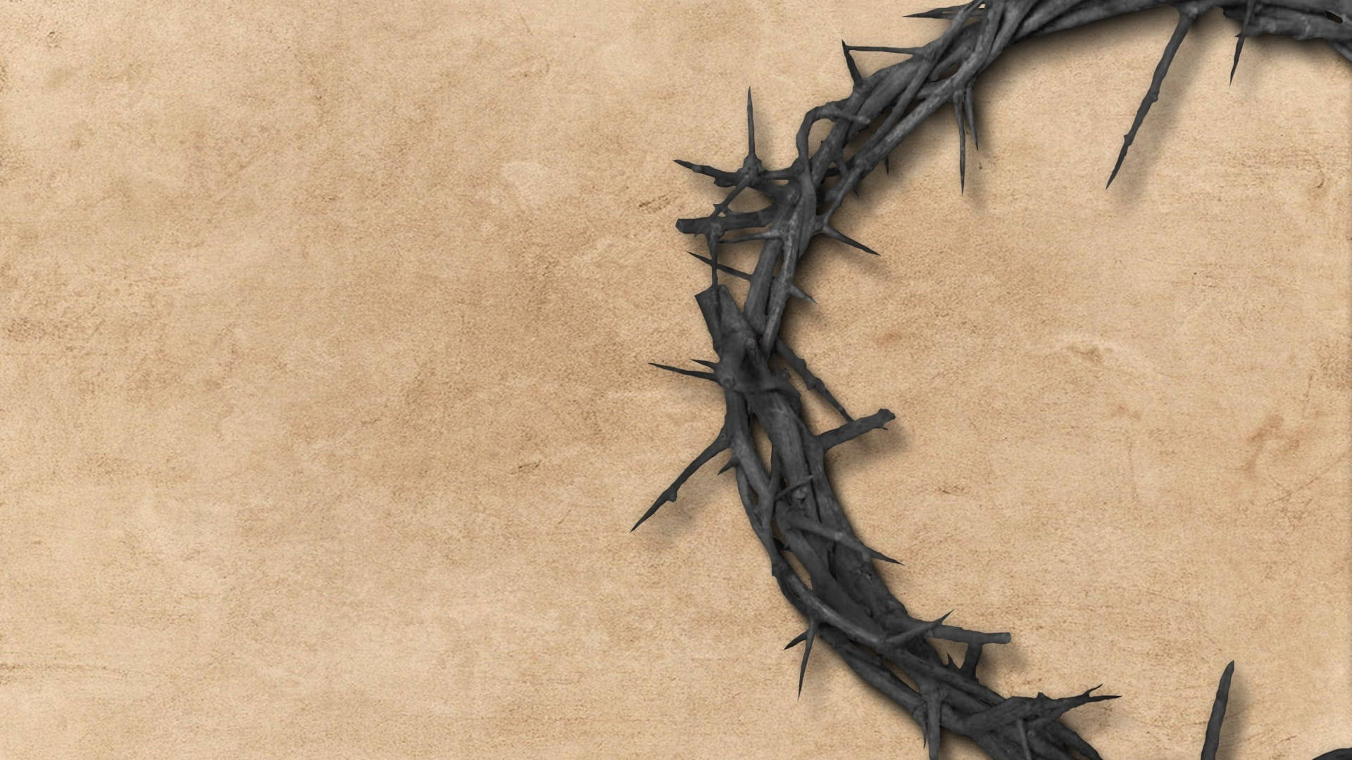 Jesus Christ Crown Of Thorns Background